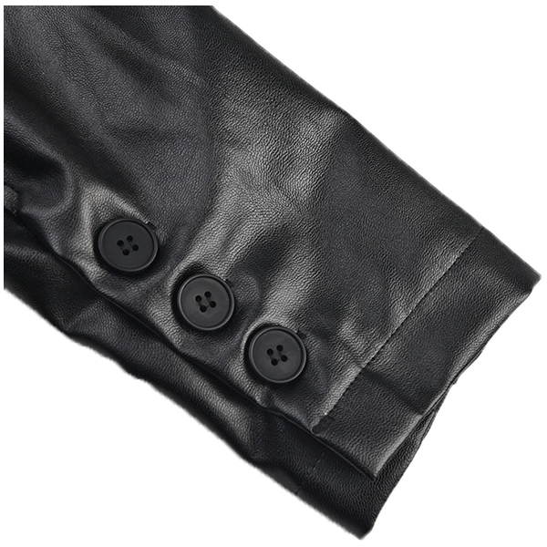 Classic sophistication—women’s black leather coat for every season