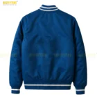 Interior view of Los Angeles Dodgers Los Angeles Dodgers Jacket Interior FleeceJH Design jacket showing soft fleece lining and inner pockets designed for comfort and storage